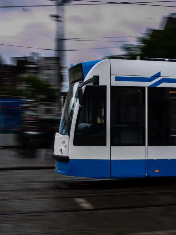 Amsterdam tram entrance